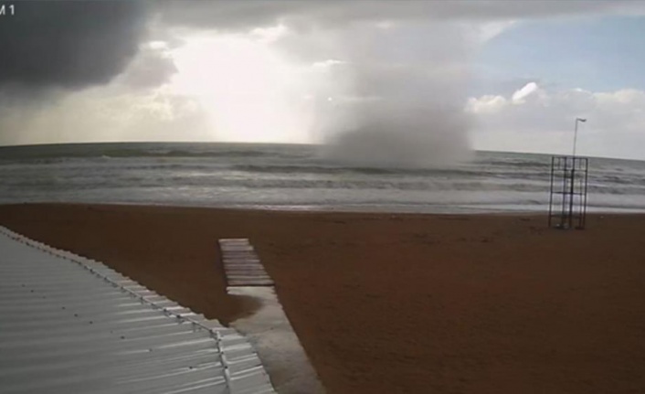Alanya'da gerçekleşen hortum panik yarattı