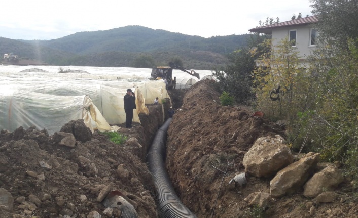 Alanya Kırsalı’ndaki yollara bakım onarım 
