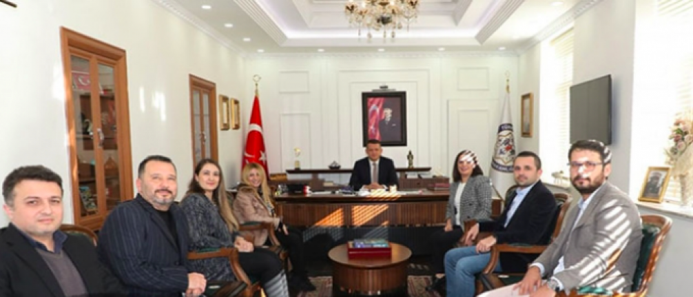 Antalya Eczacı Odası Alanya Temsilciliği'nden Kaymakam Ürkmezer'e ziyaret