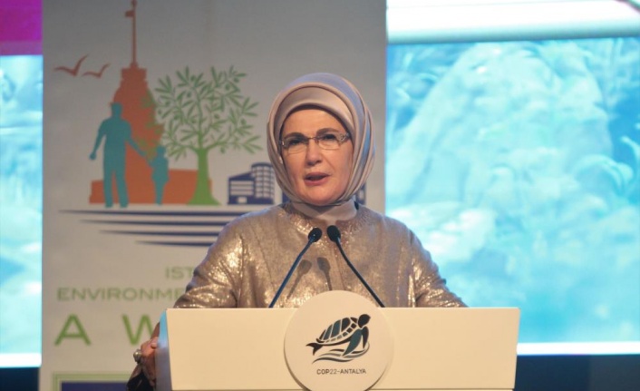 Emine Erdoğan: "Akdeniz kirlilikten olumsuz etkileniyor"