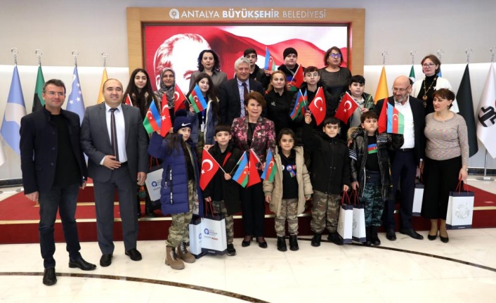 Karabağ Savaşı’nda şehit olan askerlerin çocukları Büyükşehirde