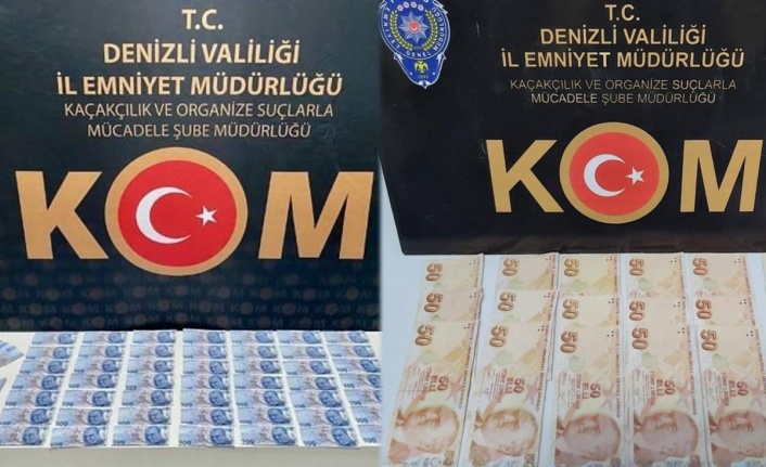 Sahte parayla alışveriş yaparken yakalandılar!