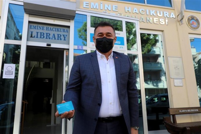 Alanya Kütüphanesi’ne kitapseverlerden yoğun ilgi 