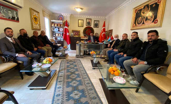 Alanyalı denizcilerden Başkan Türkdoğan'a ziyaret