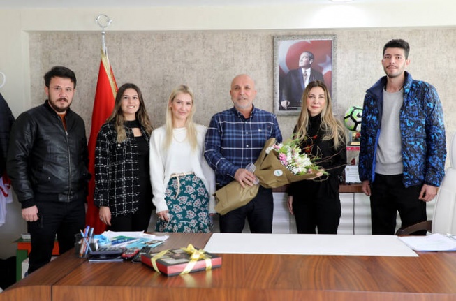 Sakine Zamanoğlu Özel Eğitim Okulu’ndan Başkan Çavuşoğlu’na ziyaret
