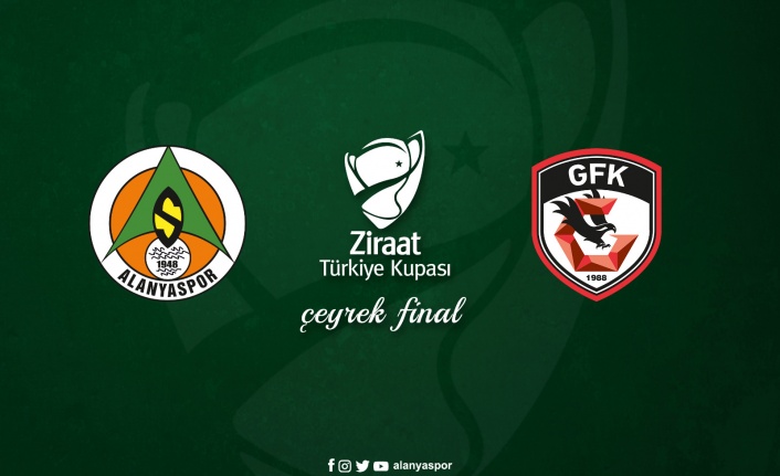 Alanyaspor’un Türkiye Kupası çeyrek finalde rakibi Gaziantep FK oldu