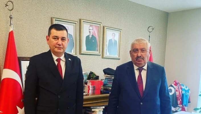 Başkan Türkdoğan'dan MHP Genel Başkan Yardımcısı Yalçın'a ziyaret