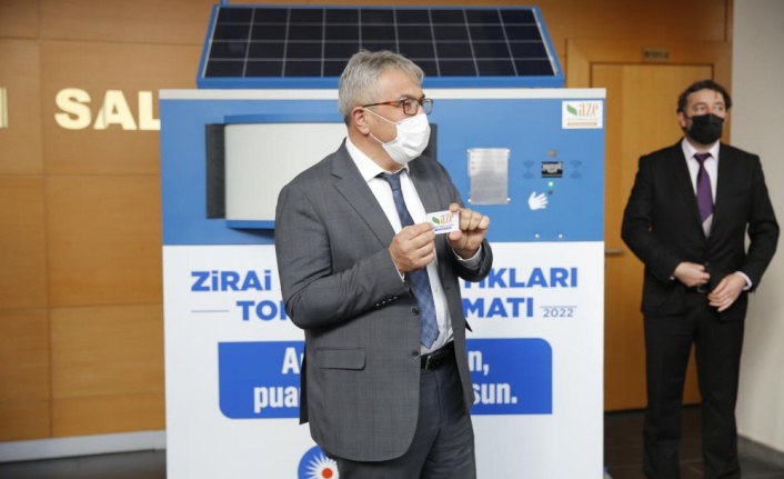 Zirai ambalaj atıkları toplama otomatı hizmete girecek