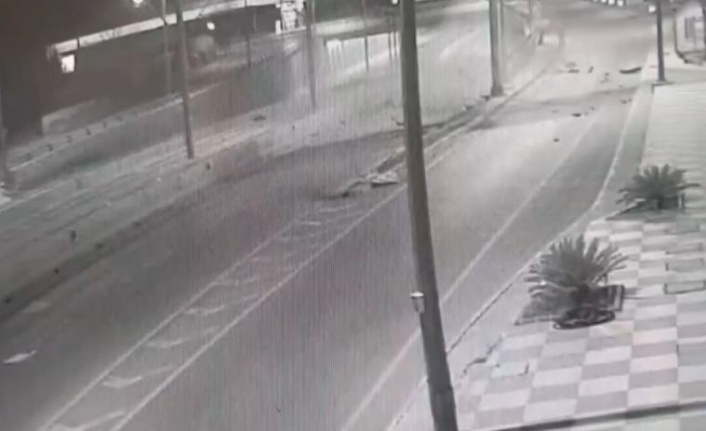 3 genci ölüme götüren kaza güvenlik kamerasında