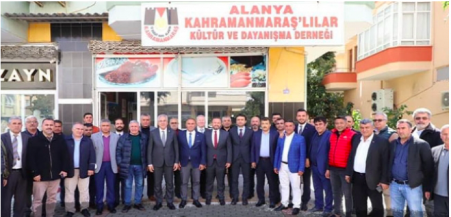 AK Parti heyetinden Alanya’da hemşehri derneklerine ziyaret