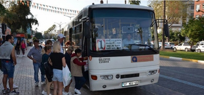 Alanya’da otobüs seferleri iptal edilmeye başlandı
