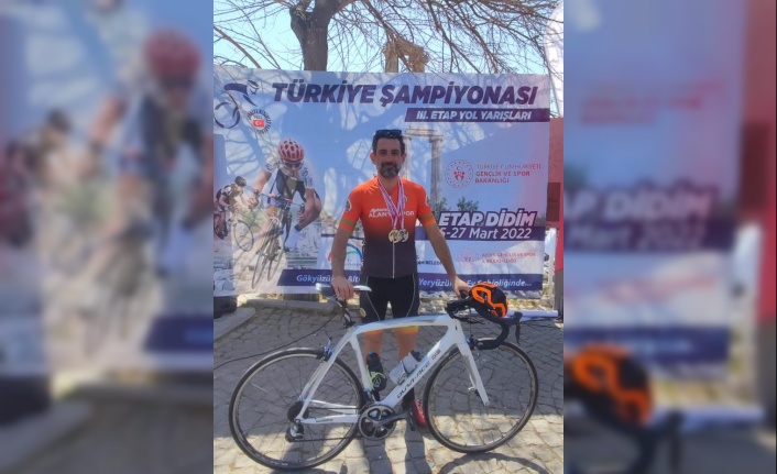 Alanyasporlu bisikletçi Yunus Yetkin 2 madalya kazandı