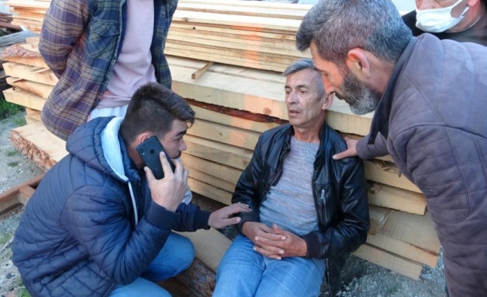 Aracın kontrolünü kaybeden epilepsi hastası elektrik direğine çarparak durabildi