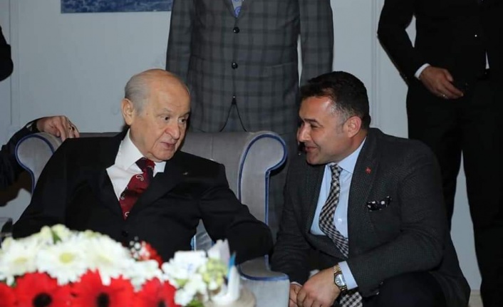 MHP Lider Bahçeli'den Başkan Yücel'e hizmet övgüsü