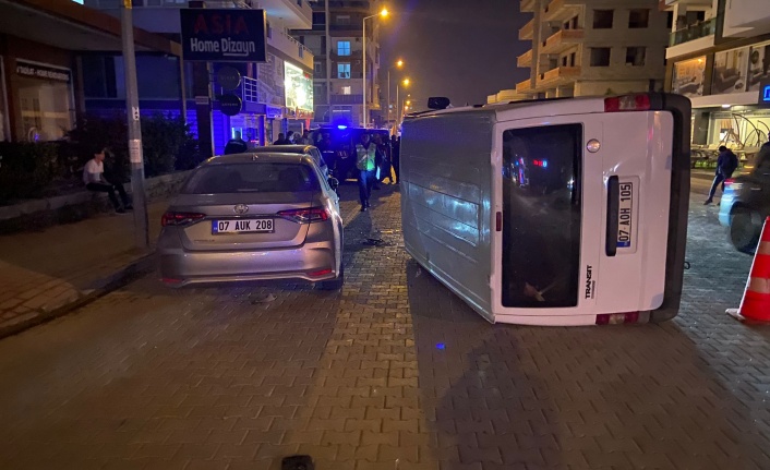 Alanya'da korkutan kaza: 1 yaralı