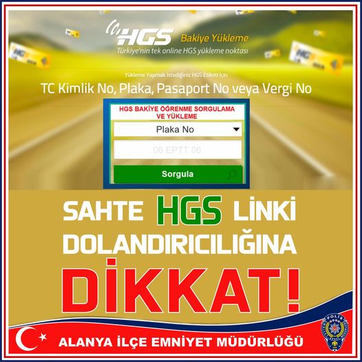 Alanya Emniyeti'nden vatandaşa uyarı