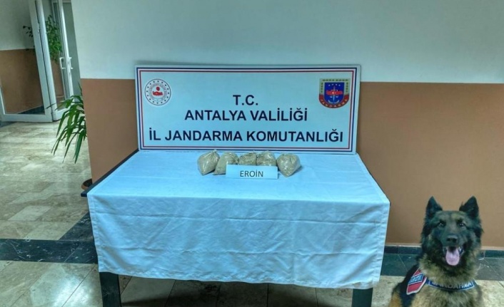 Antalya’da 5 kilo eroin ele geçirildi: 1 gözaltı