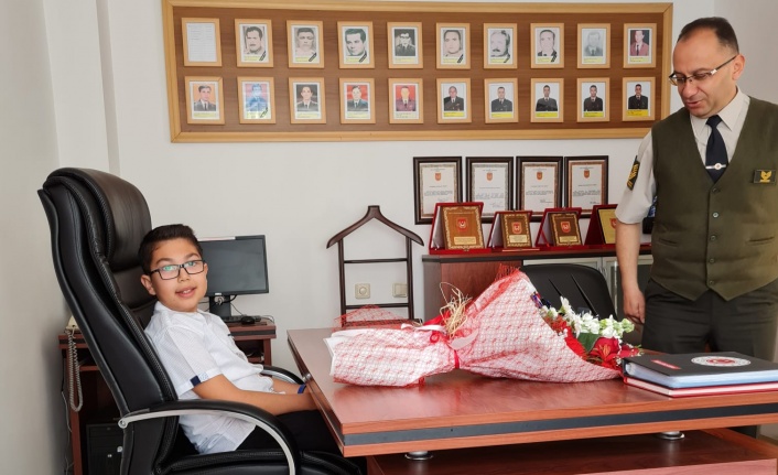 Askerlik Şubesi Komutanı'nın  koltuğu Ahmet Talha'ya emanet 