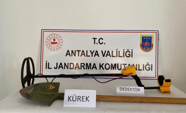 Kaçak kazıya jandarmadan suçüstü