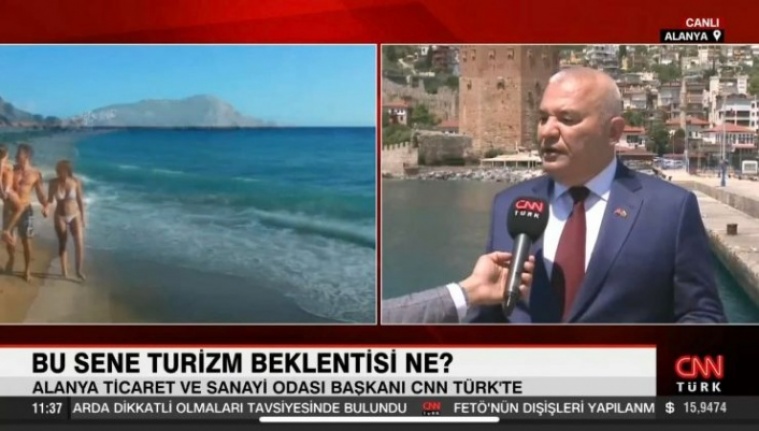 ALTSO Başkanı Şahin Türkiye’ye Alanya’yı anlattı