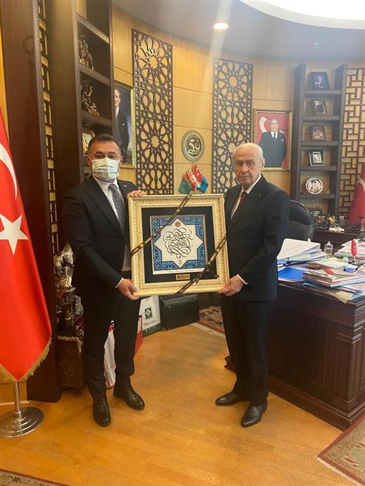 Başkan Yücel MHP Lideri Bahçeli'yi ziyaret etti