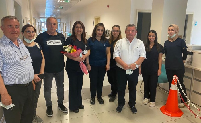 CHP ekibinden hemşirelere ziyaret