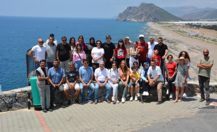 AGC üyesi gazeteciler Gazipaşa'yı kesfetti