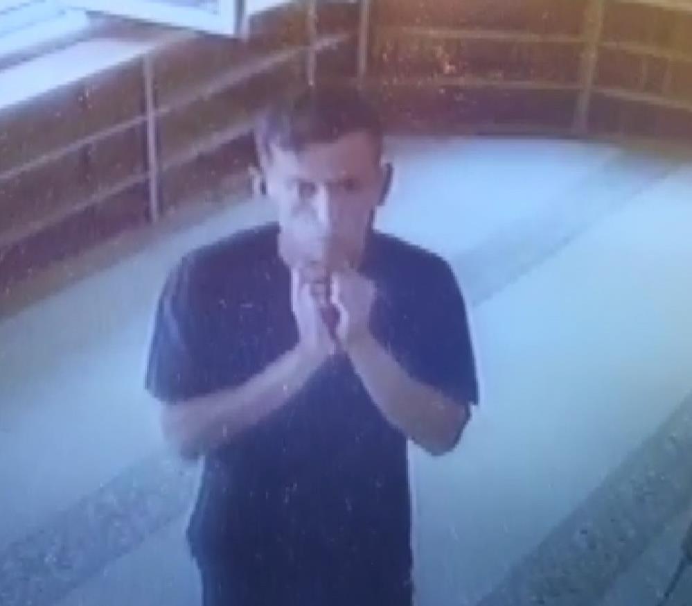 Alanya'da 3 caminin imam odasını soyan firari hükümlü hırsız güvenlik kameralarına yakalandı