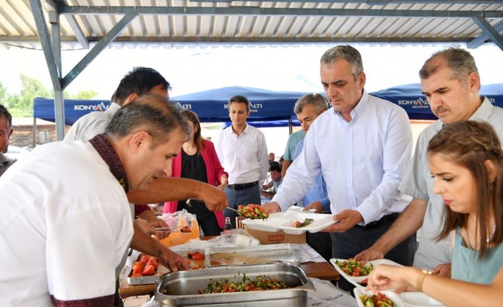 Başkandan işçilere teşekkür yemeği