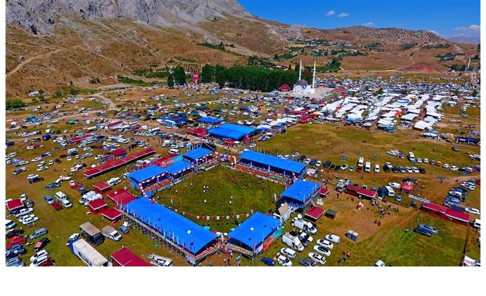 Gökbel Yağlı Pehlivan Güreşleri için geri sayım başladı