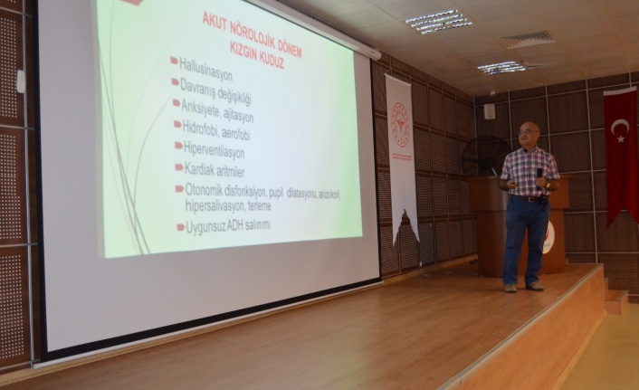 Kuduz hastalığı anlatıldı