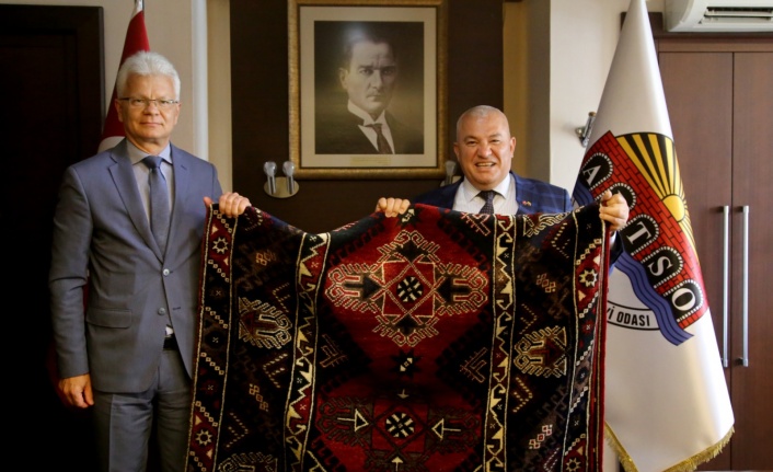Litvan Büyükelçi'den Başkan Şahin'e ziyaret