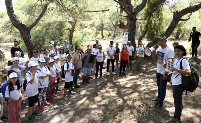 Ormandan torbalarca çöp çıktı