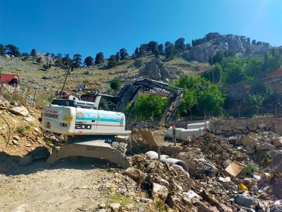 Alanya Belediyesi'nin yayla ve kırsal mesaisi devam ediyor
