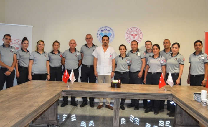Alanya EAH yönetimi güvenlik personellerinin gününü unutmadı