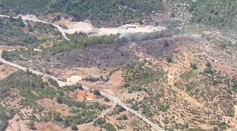 Alanya Gözübüyüklü mahallesinde korkutan yangın