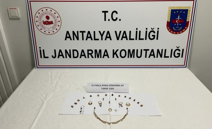 Manavgat’ta 10 milyon TL değerinde tarihi eser ele geçirildi