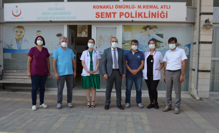 Başhekim Karahan hastaneye bağlı sağlık tesislerini ziyaret etti