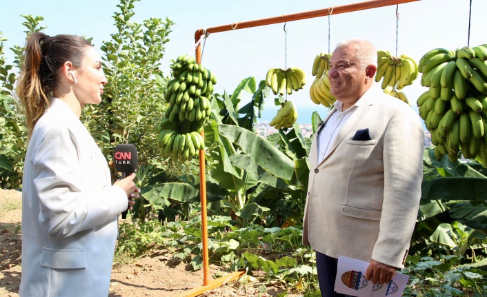 Başkan Şahin, Alanya'yı CNN Türk'e anlattı