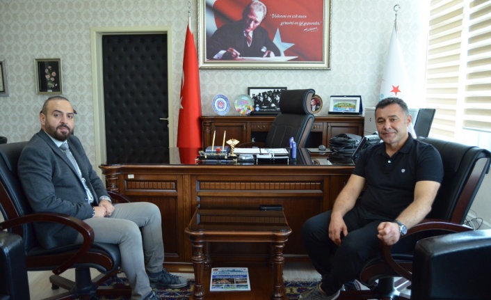 Başkan Yücel'den Başhekim Karahan'a 'Hayırlı olsun' ziyareti