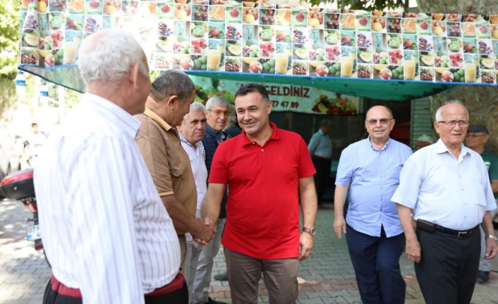 Başkan Yücel, Gedevet Yaylası'nda vatandaşlarla buluştu