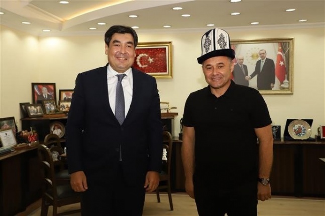 Büyükelçi Koshonov’dan Başkan Yücel’e ziyaret