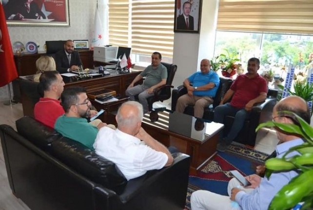 Kent Konseyi ve Esnaf Odaları'ndan Başhekim Karahan'a ziyaret