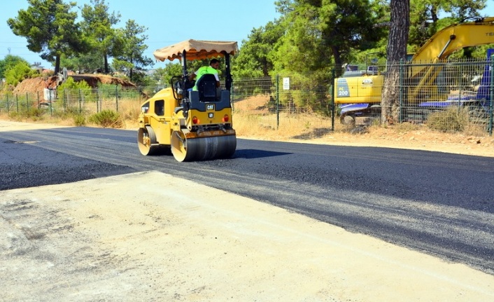 Tonajlı araçların bozduğu yollara onarım