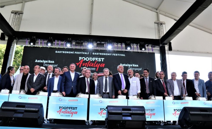 Antalya’da I. Uluslararası Food Fest kapılarını açtı