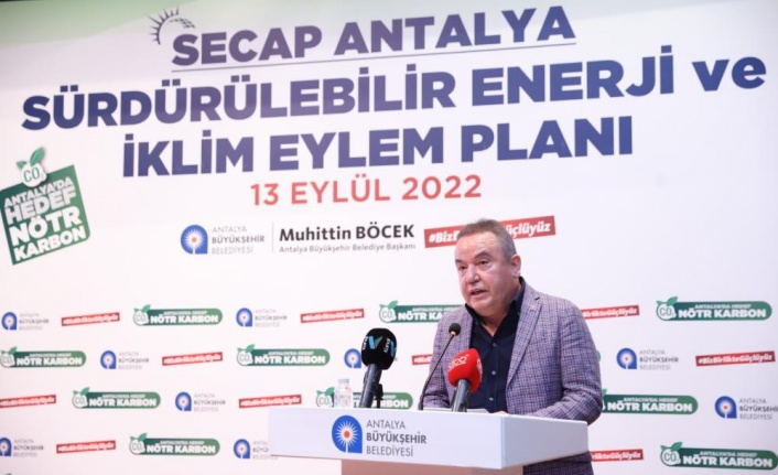 Büyükşehir Belediyesi Sürdürülebilir Enerji ve İklim Eylem Planı’nı açıkladı