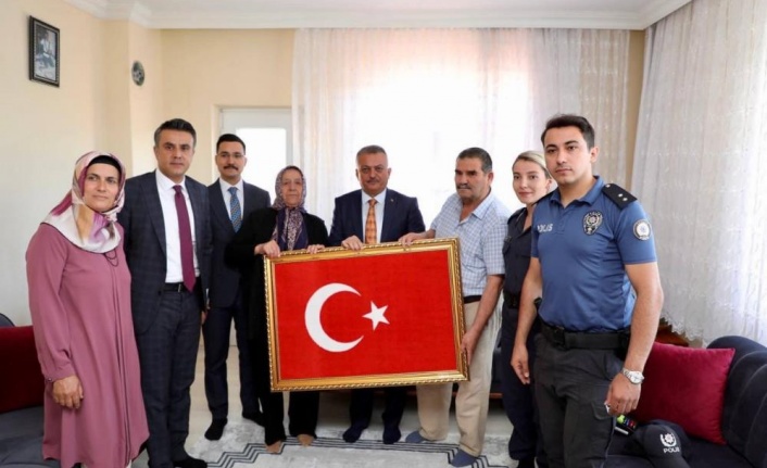 Vali Yazıcı: “Şehit ailelerimizin her zaman yanındayız”