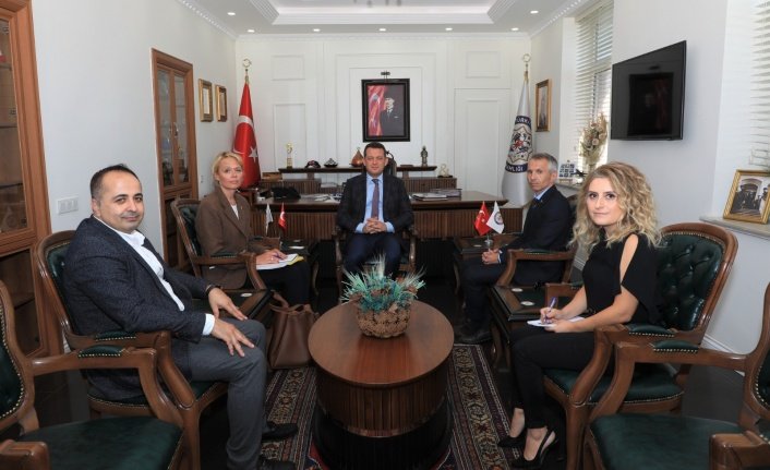 Belaruslu müsteşar ve konsoloston Kaymakam Ürkmezer'e ziyaret