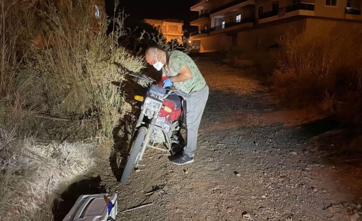 Gazipaşa'da çalınan motosiklet polis ekiplerince bulundu