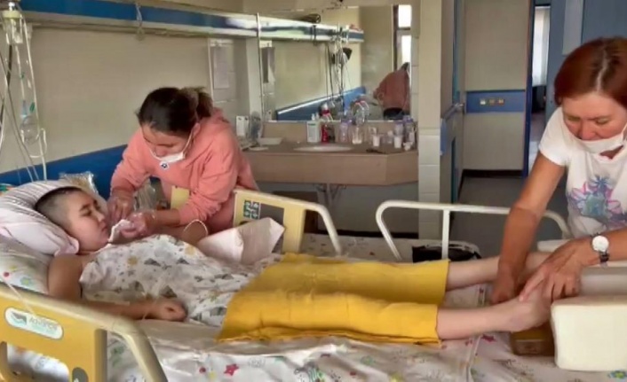 Türkiye’ye ressam olmak için gelen 14 yaşındaki Nargiza’nın hayalleri geçirdiği kazayla yarım kaldı